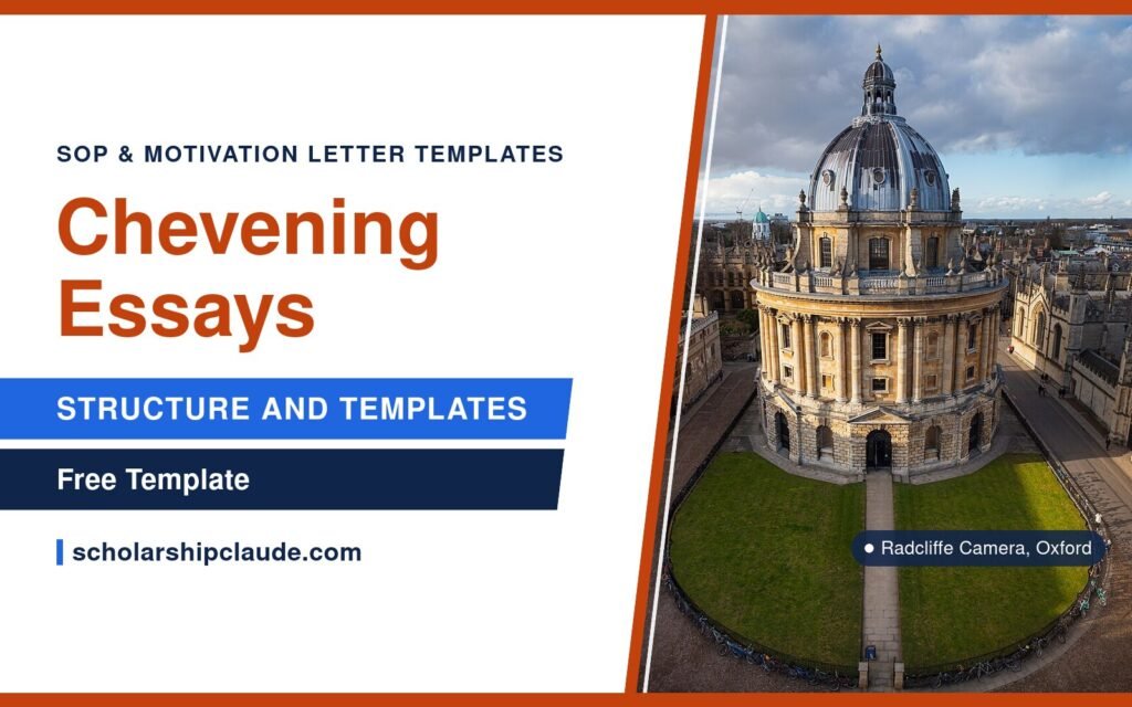 Chevening Essays: Structure and Templates for All Four Questions