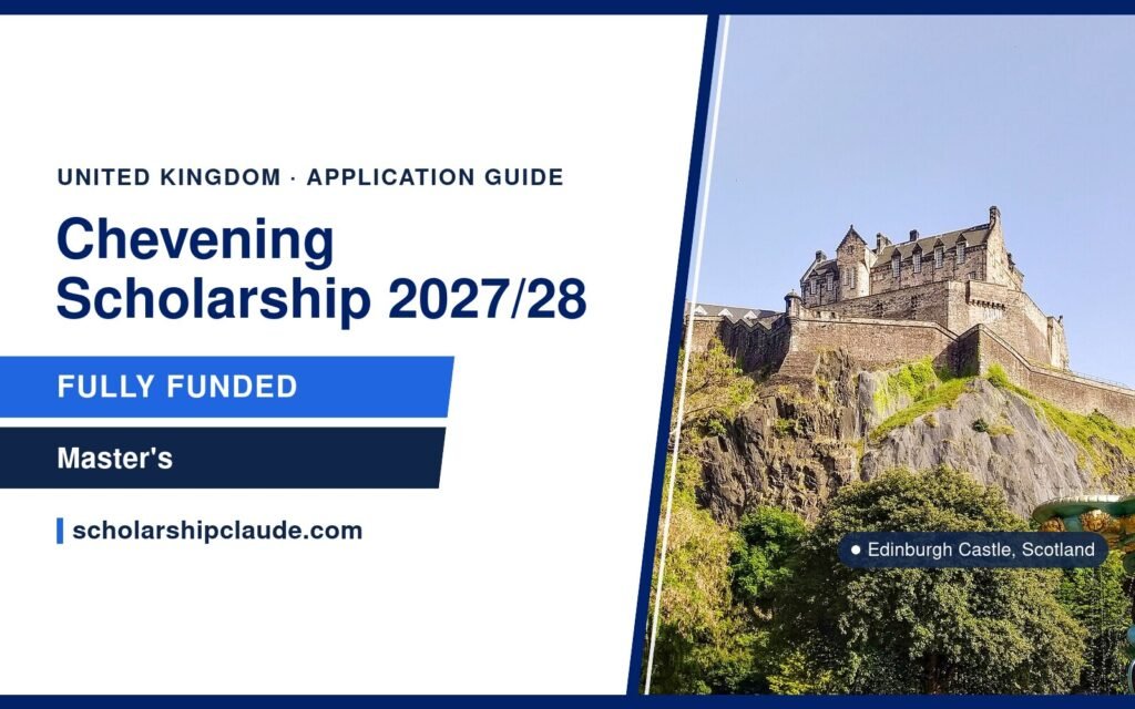 Chevening Scholarship 2027/28 in the UK: Eligibility, Benefits, Essays and How to Apply
