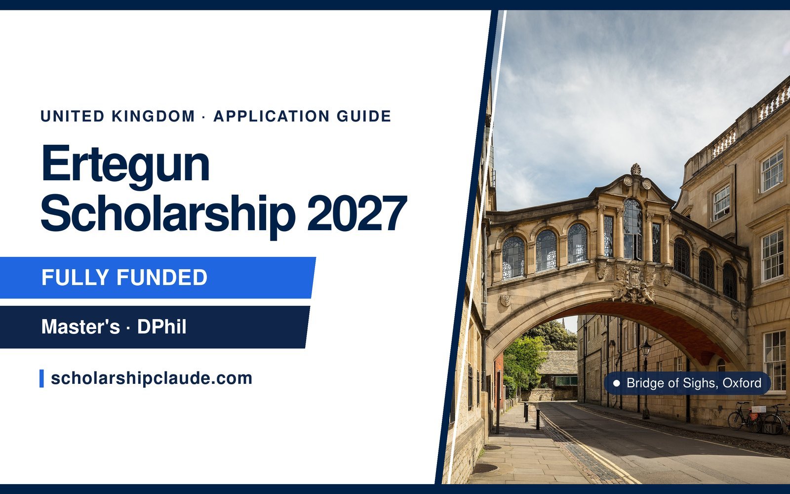 Ertegun Scholarship Application 2027–28: Eligibility, Benefits, Supporting Statement and How to Apply