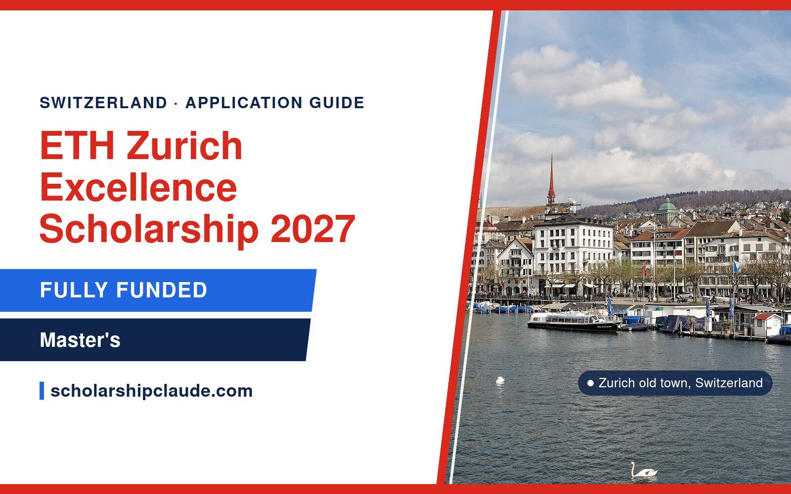 ETH Zurich Excellence Scholarship (ESOP) 2027 in Switzerland: Eligibility, Benefits and How to Apply