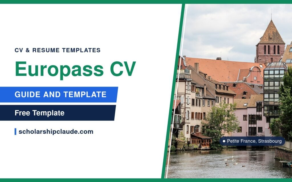Europass CV Guide: How to Write It for European Scholarships (With Template)