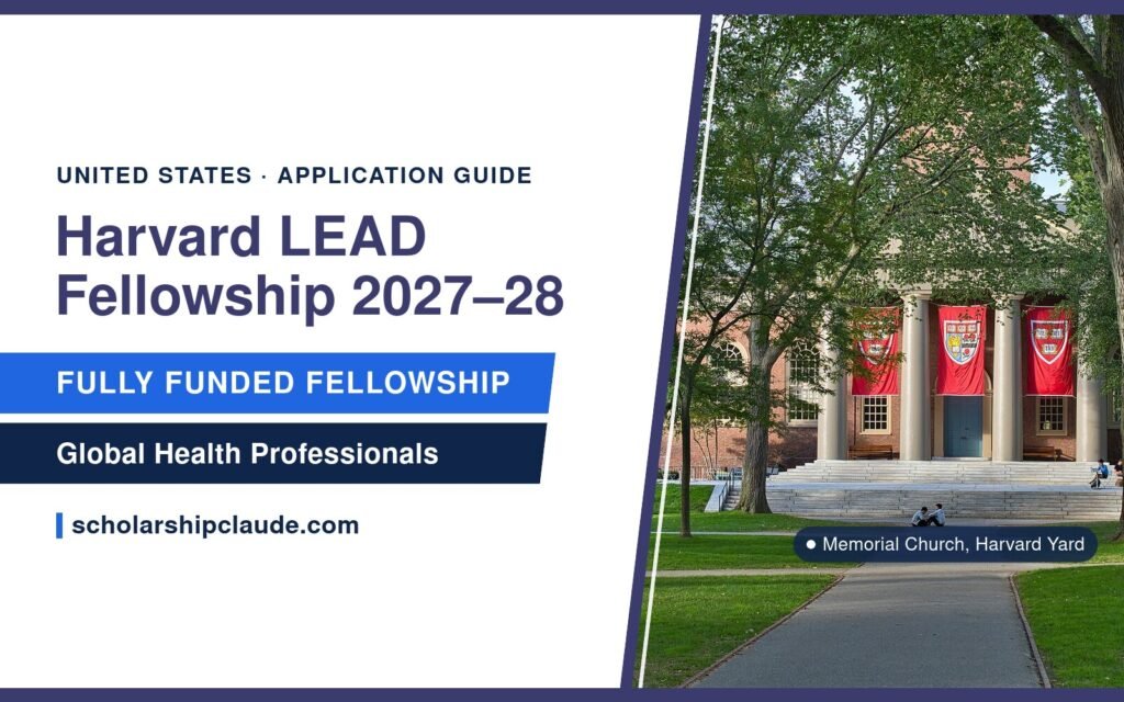 Harvard LEAD Fellowship 2027–28: Eligibility, Benefits, Essays and How to Apply