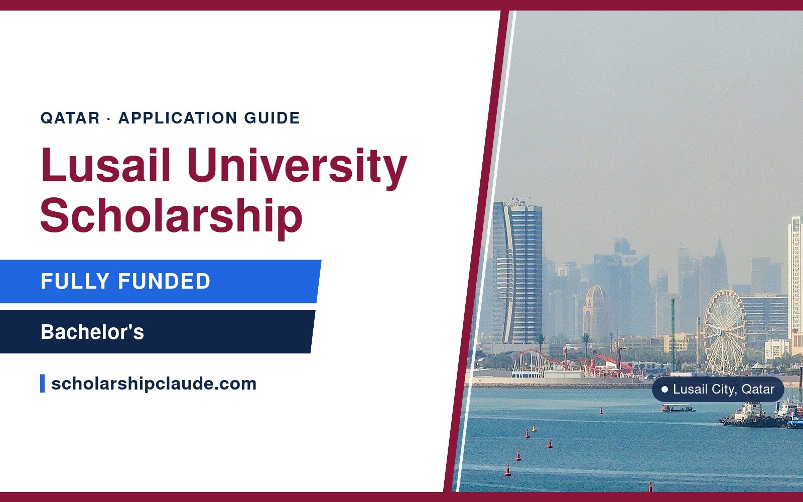 Lusail University Scholarship in Qatar: Fully Funded Bachelor’s for International Students, Eligibility and How to Apply