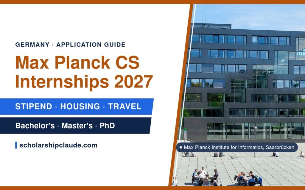 Max Planck Computer Science Internship 2027: Eligibility, Benefits and How to Apply