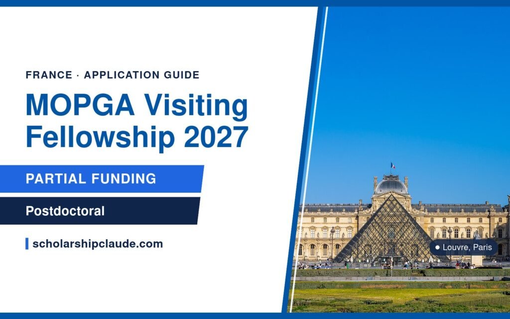 MOPGA Visiting Fellowship 2027 in France: Eligibility, Benefits and How to Apply