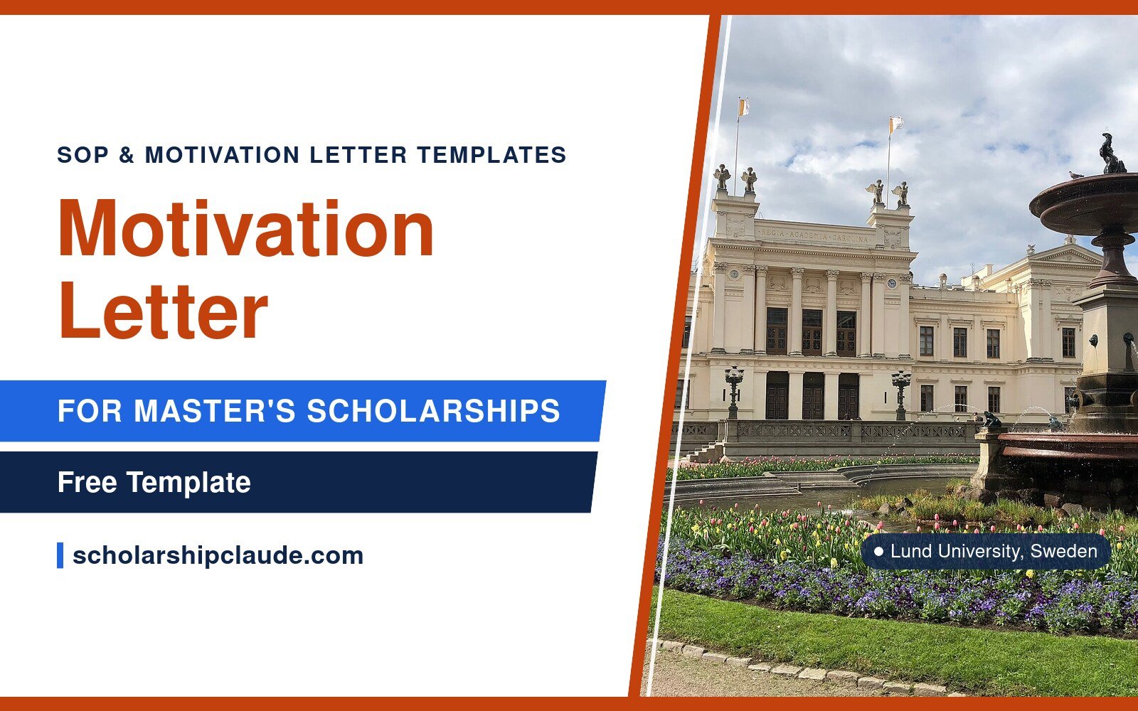 Motivation Letter Template for Master’s Scholarships (With Full Example)
