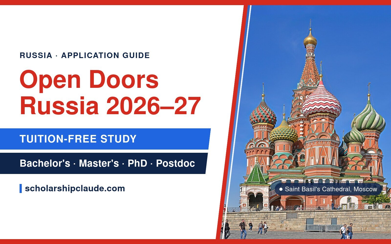 Open Doors Russia Scholarship 2026–27: Eligibility, Stages, Dates and How to Apply