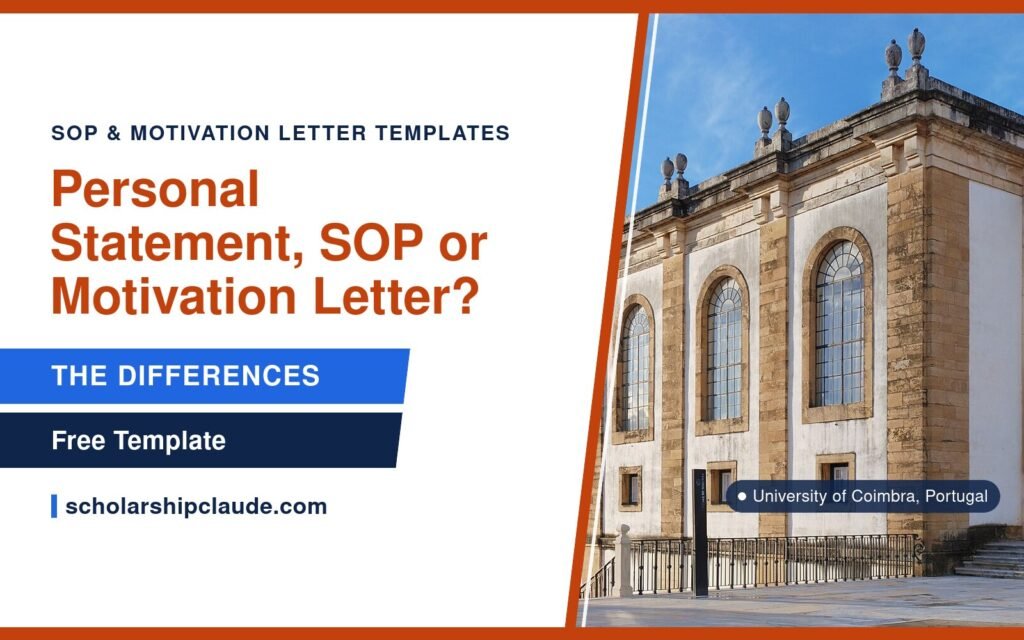 Personal Statement vs SOP vs Motivation Letter: Differences and Templates