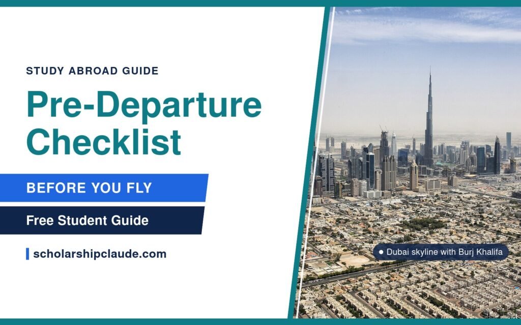 Pre-Departure Checklist for International Students: 25 Things to Do Before You Fly
