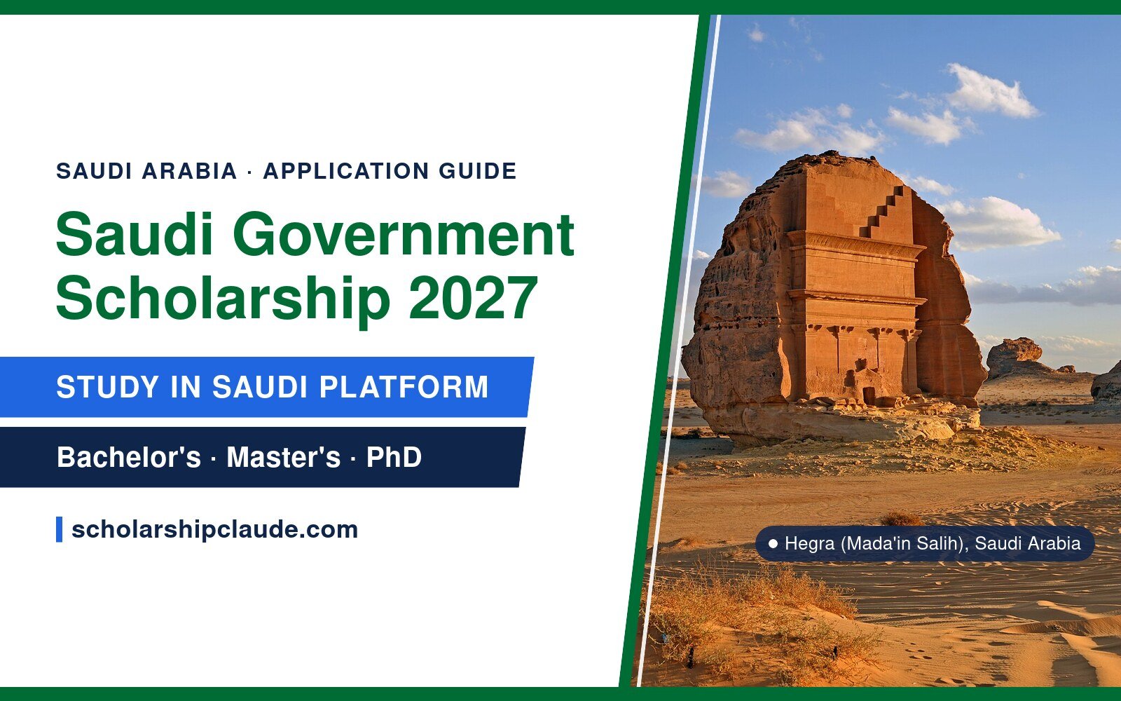 Saudi Arabia Government Scholarship 2027: Complete Application Guide for the Study in Saudi Platform