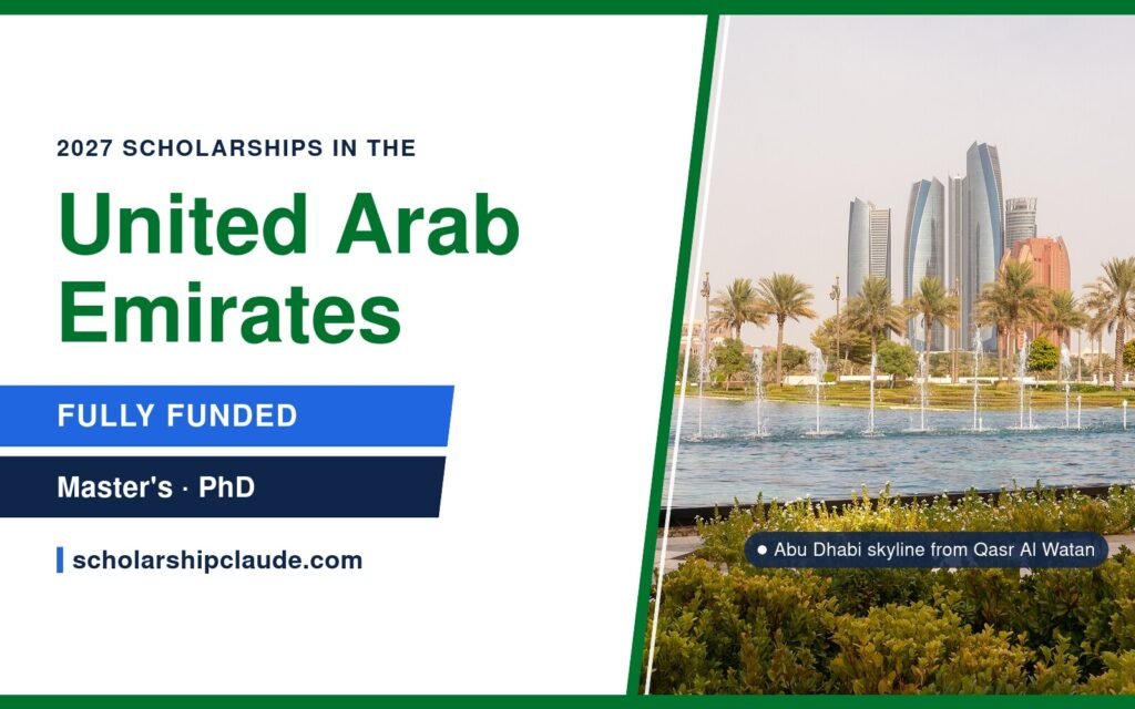 Scholarships in the UAE 2027 for International Students: MBZUAI and Khalifa University Funding