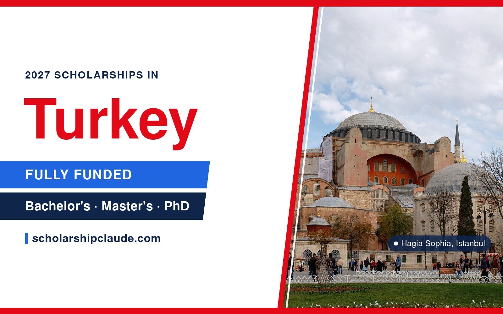 Fully Funded Scholarships in Turkey 2027 for International Students