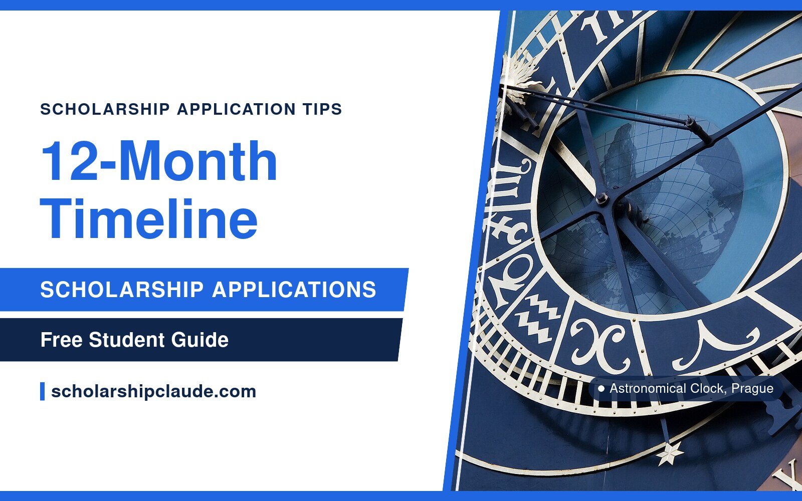 Timeline for Scholarship Applications: A 12-Month Plan
