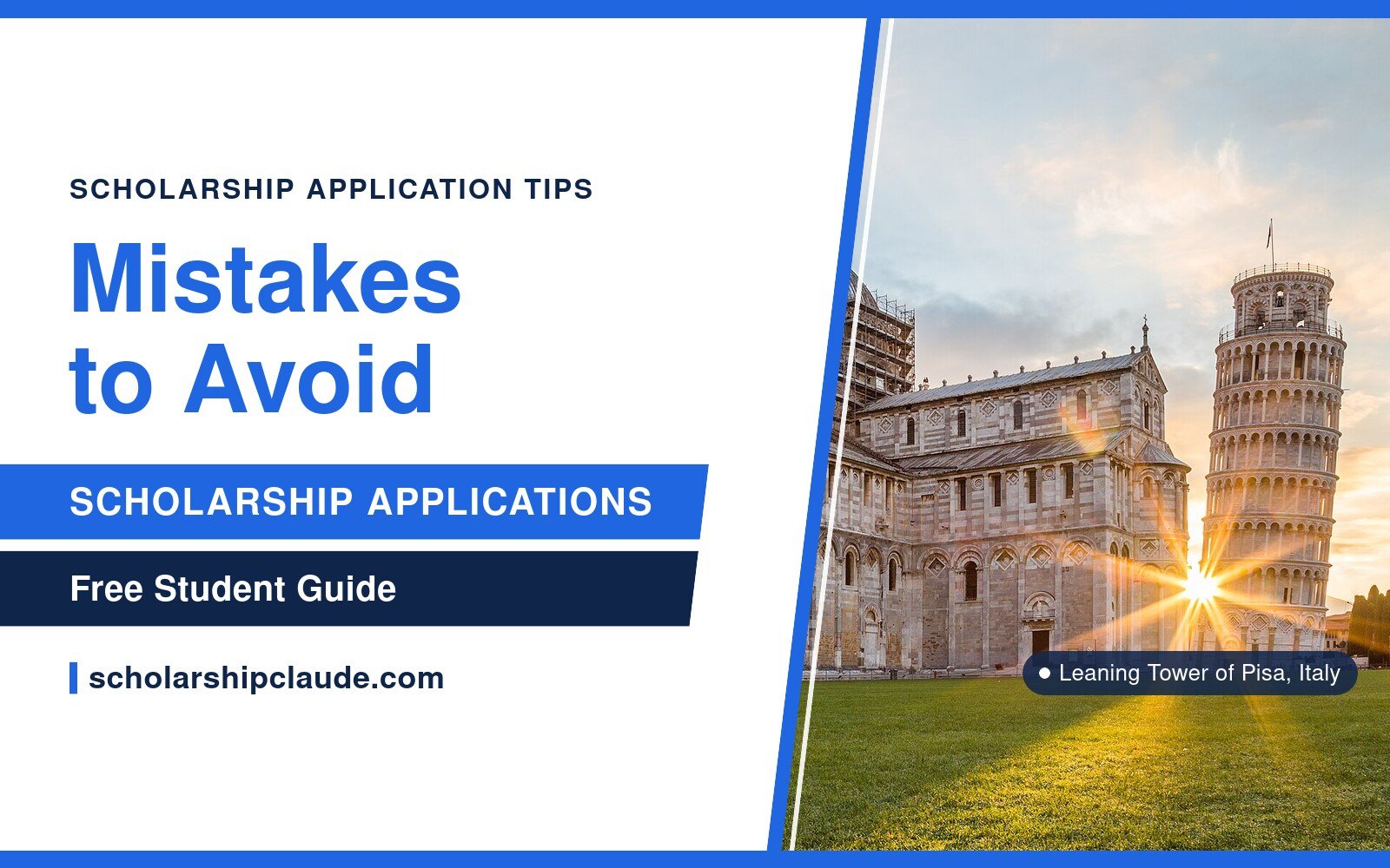 Top Mistakes to Avoid in Scholarship Applications