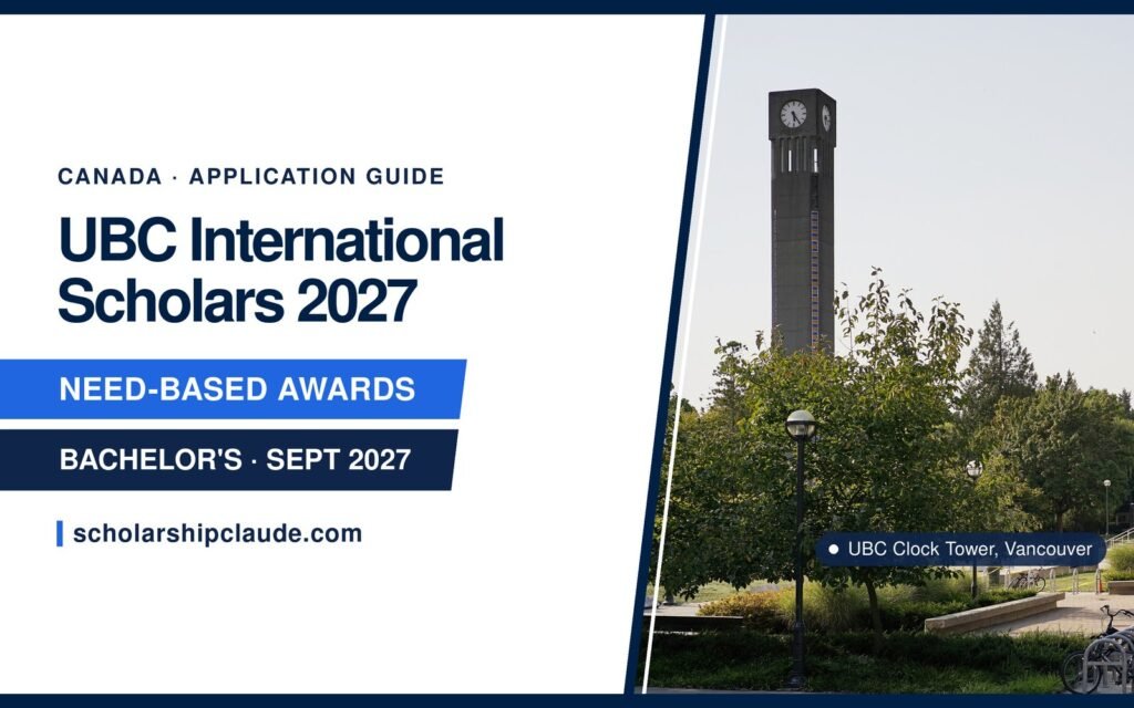 UBC International Scholars Application 2027: Eligibility, Awards, Nomination and How to Apply