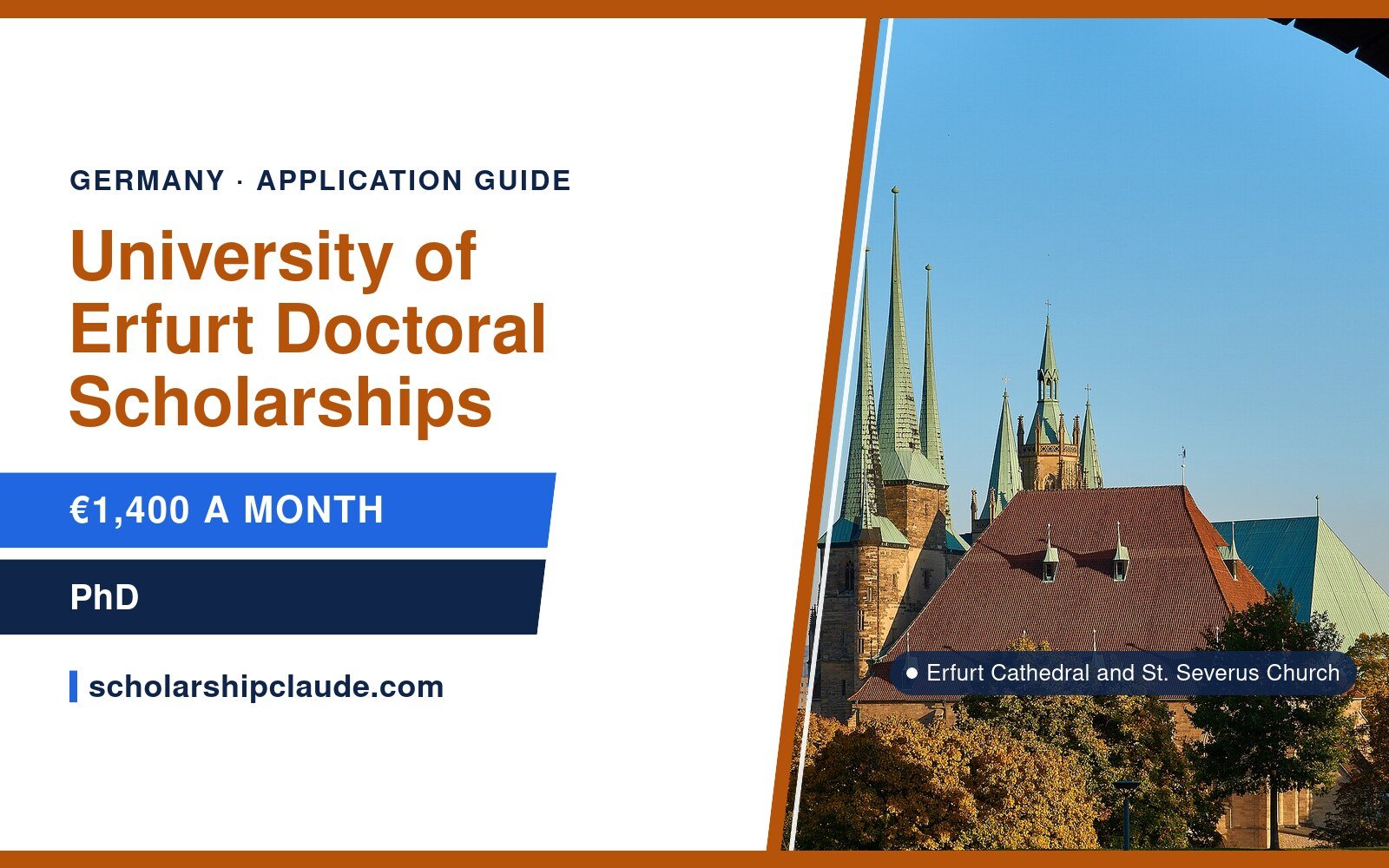University of Erfurt Doctoral Scholarship 2027: Eligibility, Documents and How to Apply