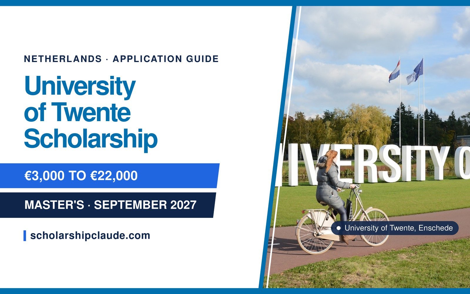 University of Twente Scholarship Application 2027: Eligibility, Award, Documents and How to Apply